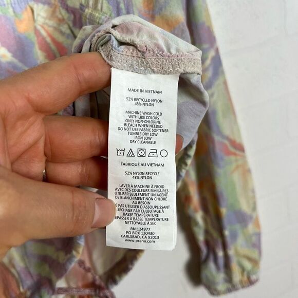 Prana Womens Colorful Windbreaker size S - Picture 5 of 15